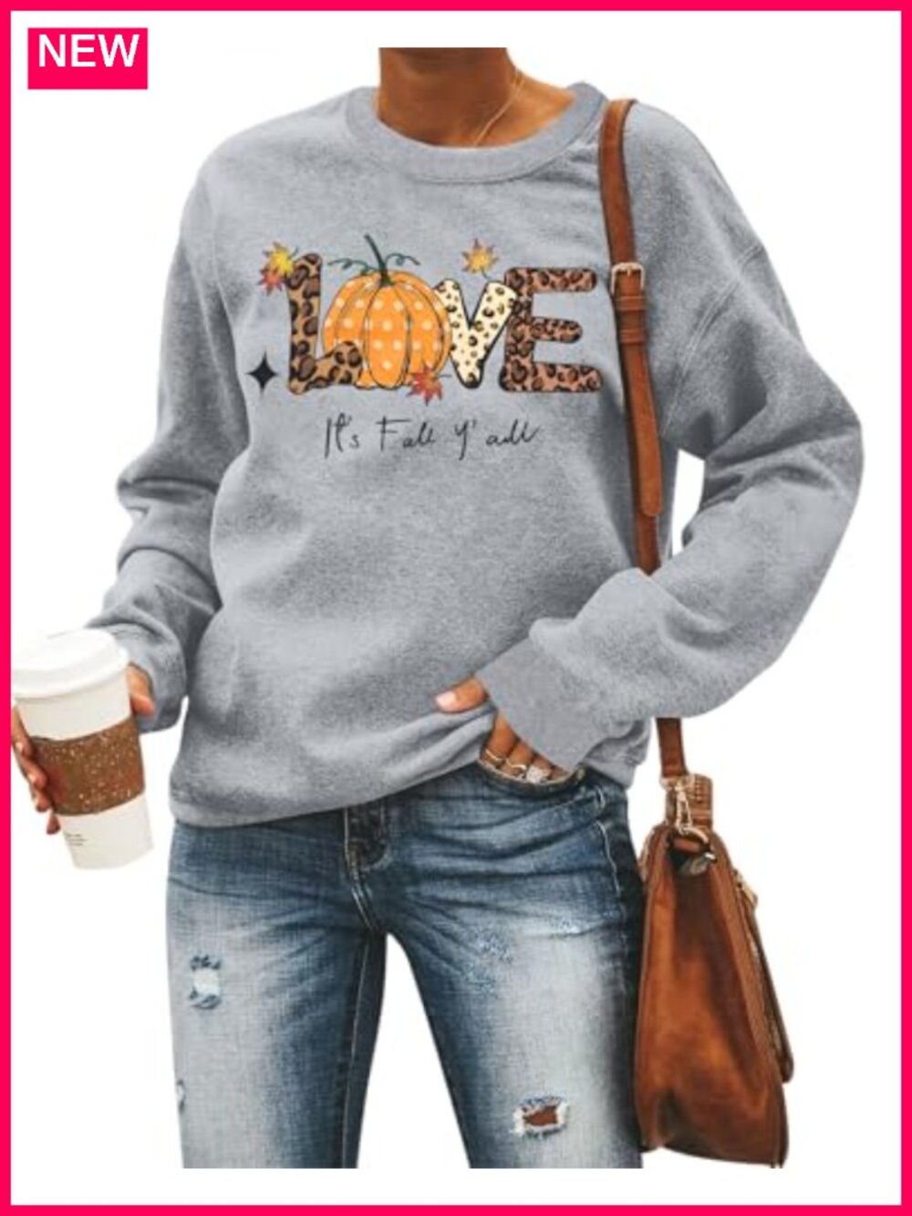 Pumpkin Season Sweatshirt Thanksgiving Turkey Crewneck Pullover Fall Top